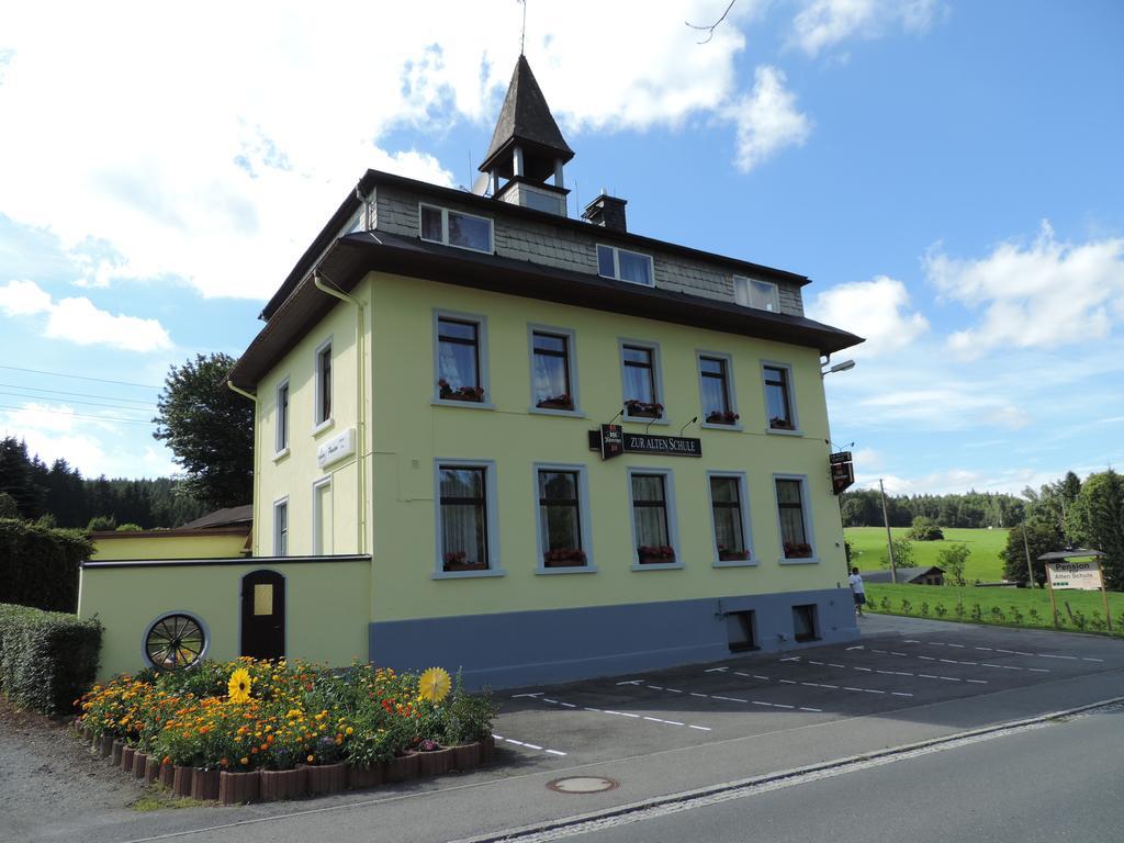 Pension Zur Alten Schule Bärenstein Exterior foto